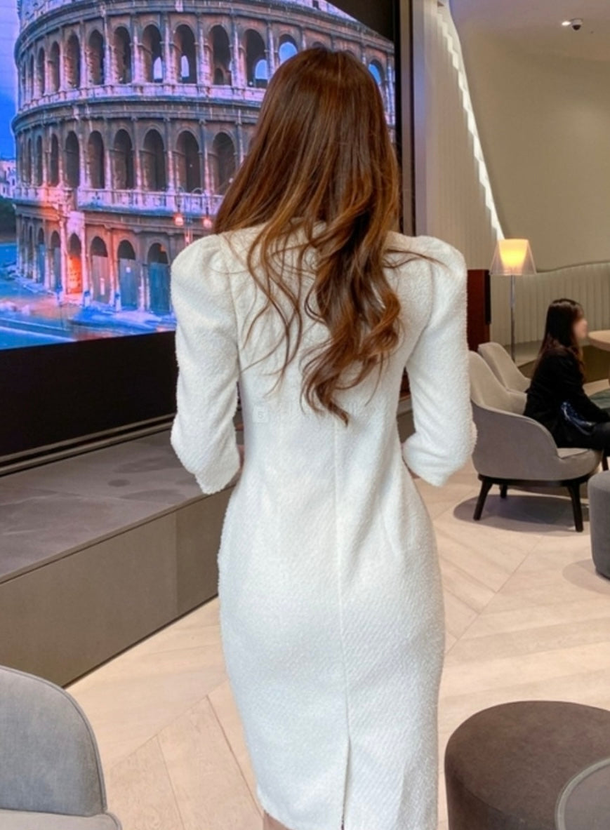 Allure Pearl Midi Dress