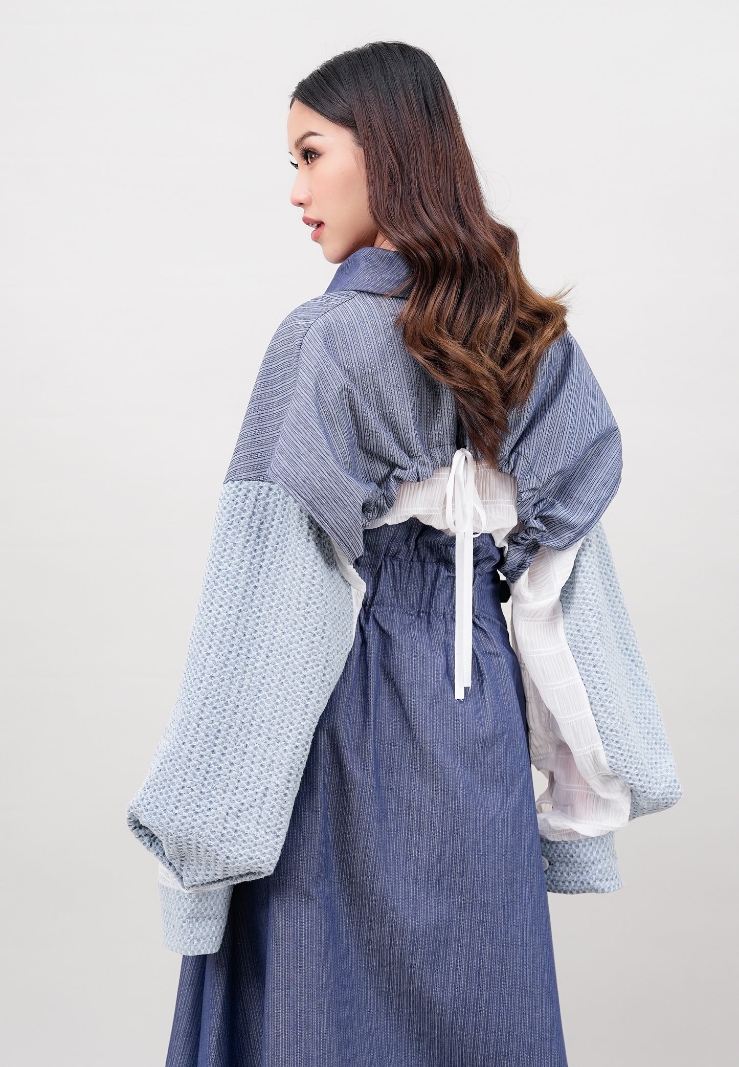 Layered Denim Shirt