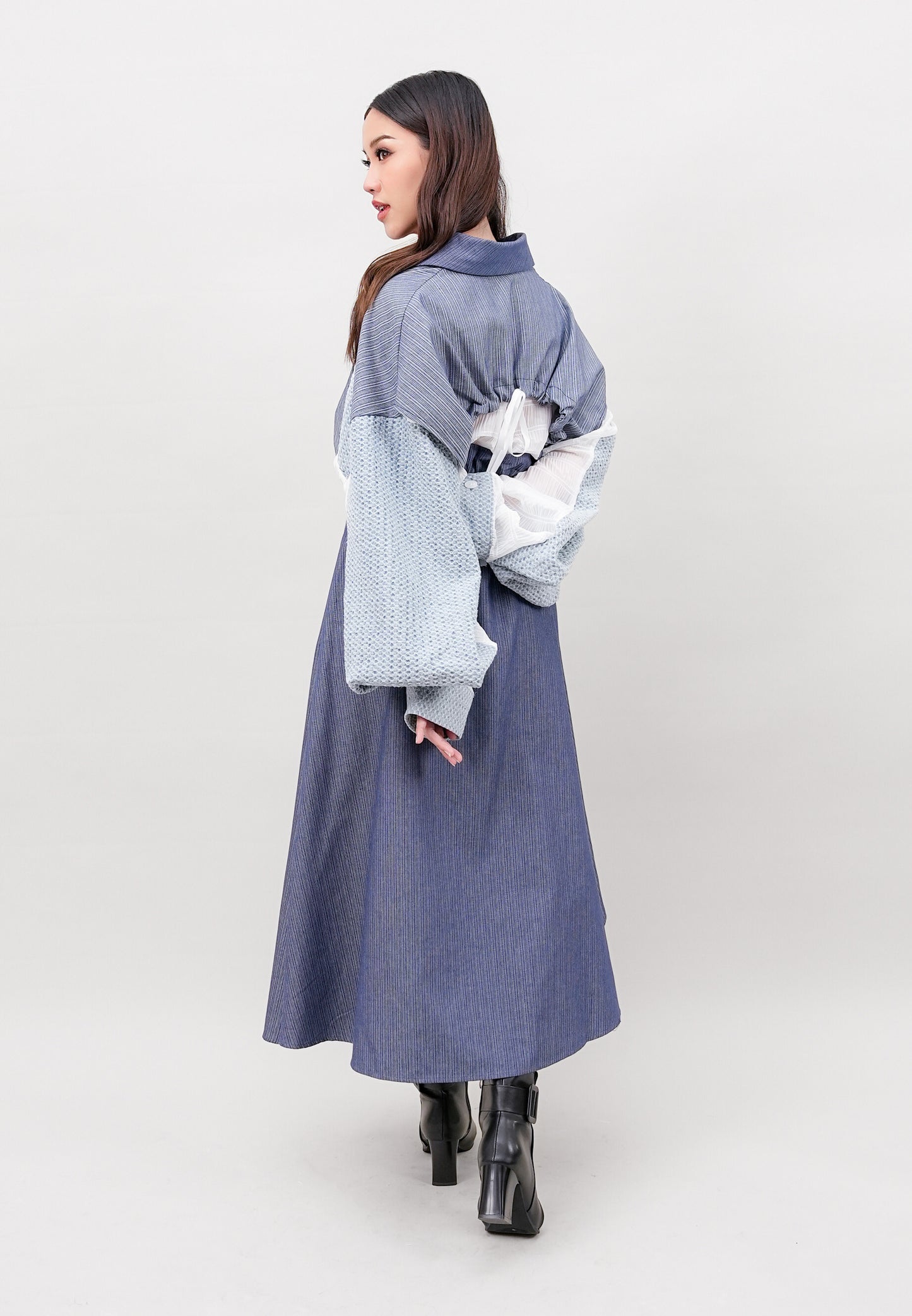 Layered Denim Shirt