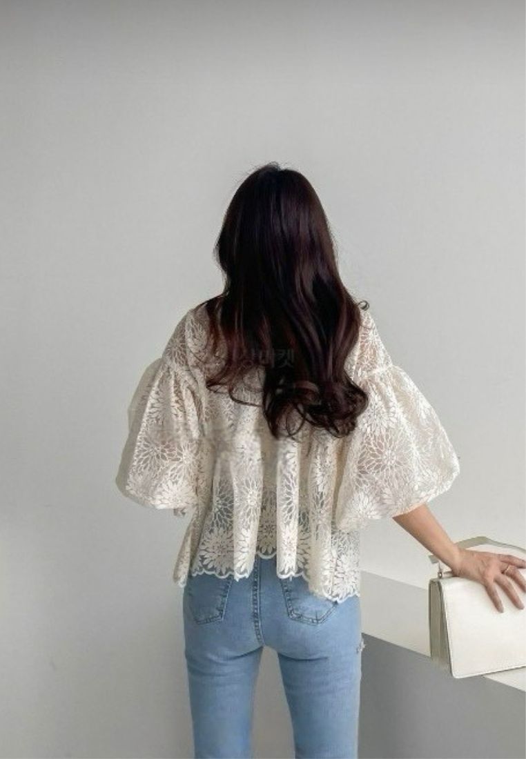 Chrysanthemum Mini Rassel Blouse