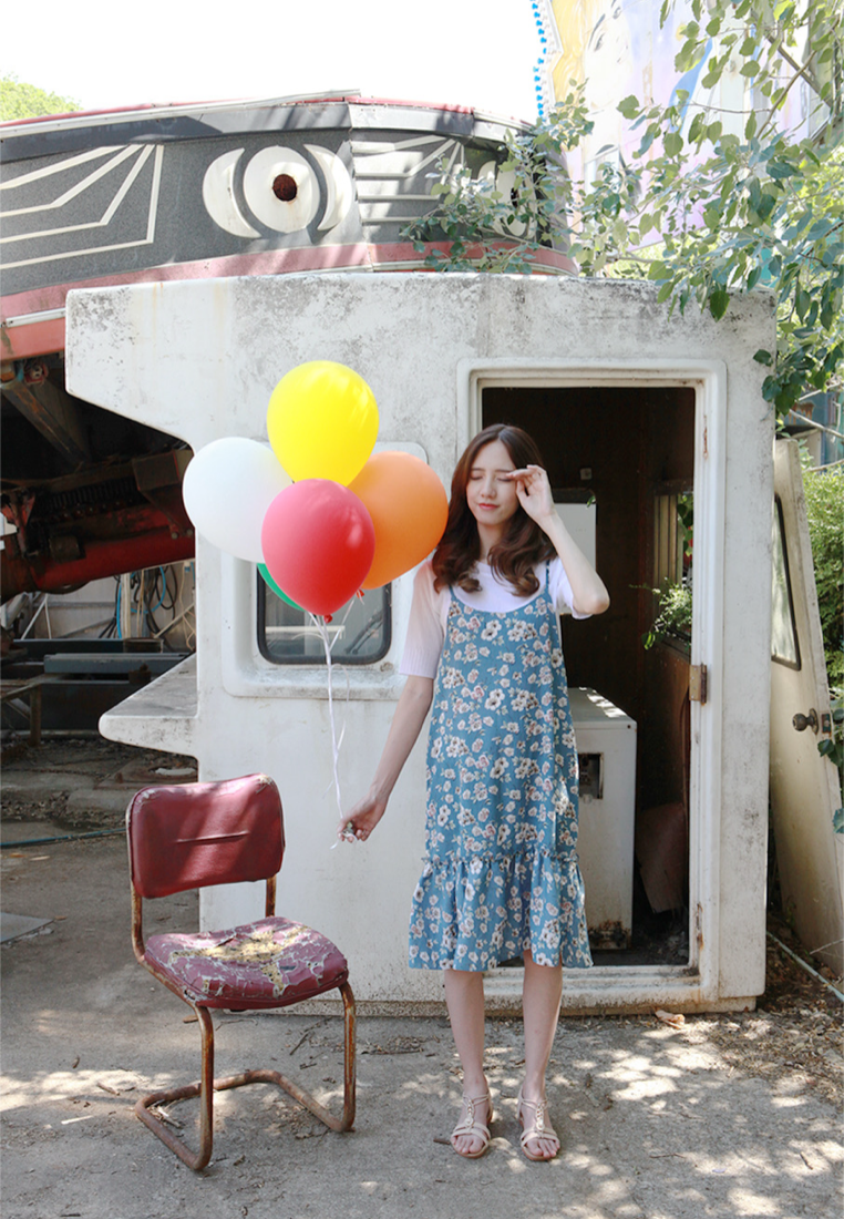 Sweet Alyssum Floral Dress