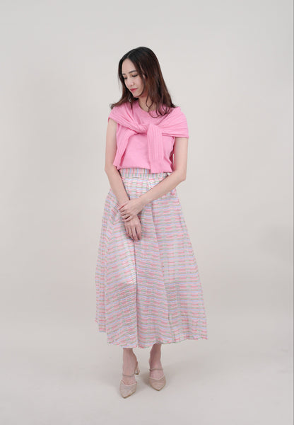 2 Way Cape Layered Knit