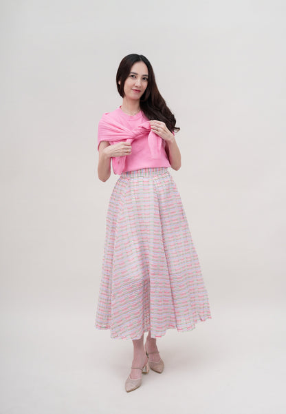 2 Way Cape Layered Knit