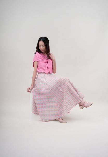 2 Way Cape Layered Knit
