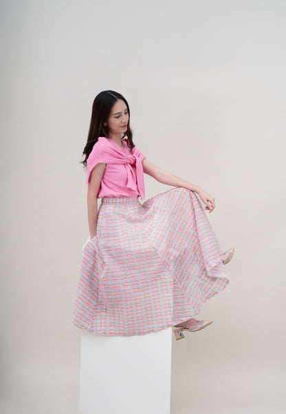 2 Way Cape Layered Knit