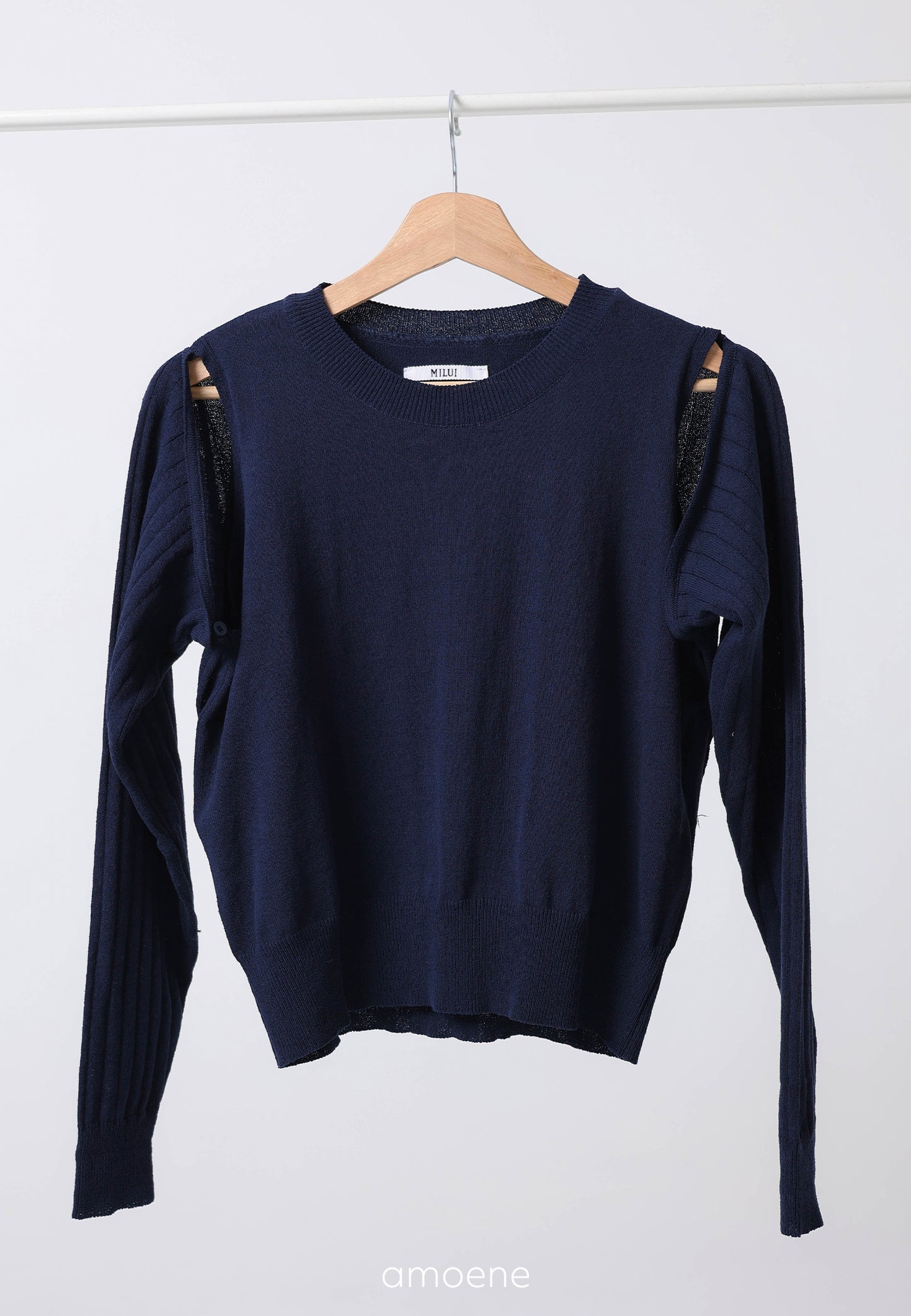 2 Way Cape Layered Knit