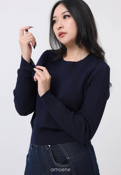 2 Way Cape Layered Knit