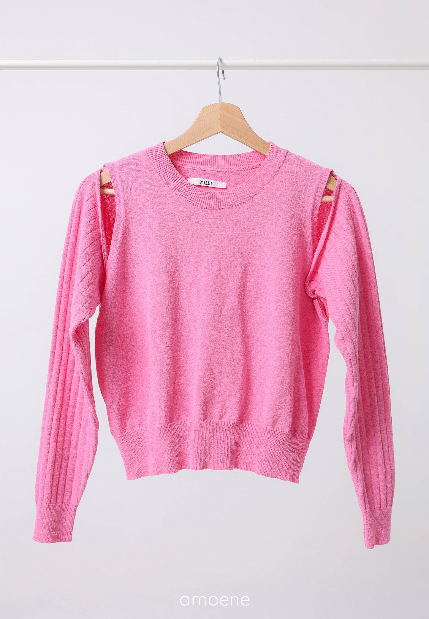 2 Way Cape Layered Knit