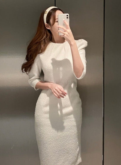 Allure Pearl Midi Dress