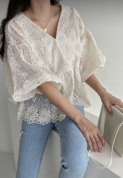 Chrysanthemum Mini Rassel Blouse