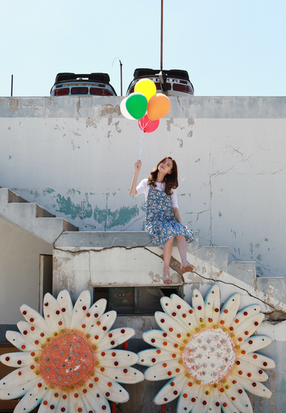 Sweet Alyssum Floral Dress