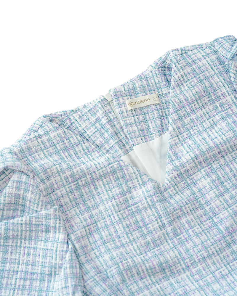 [MADE] Tweed Dress Mint