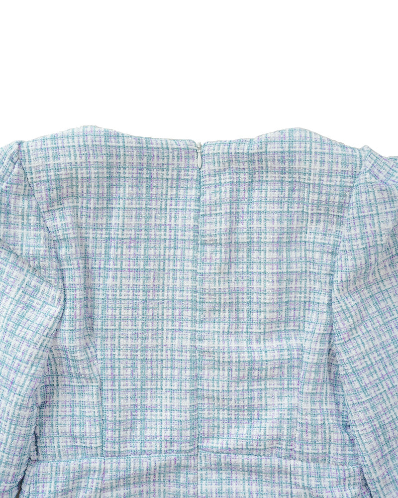 [MADE] Tweed Dress Mint