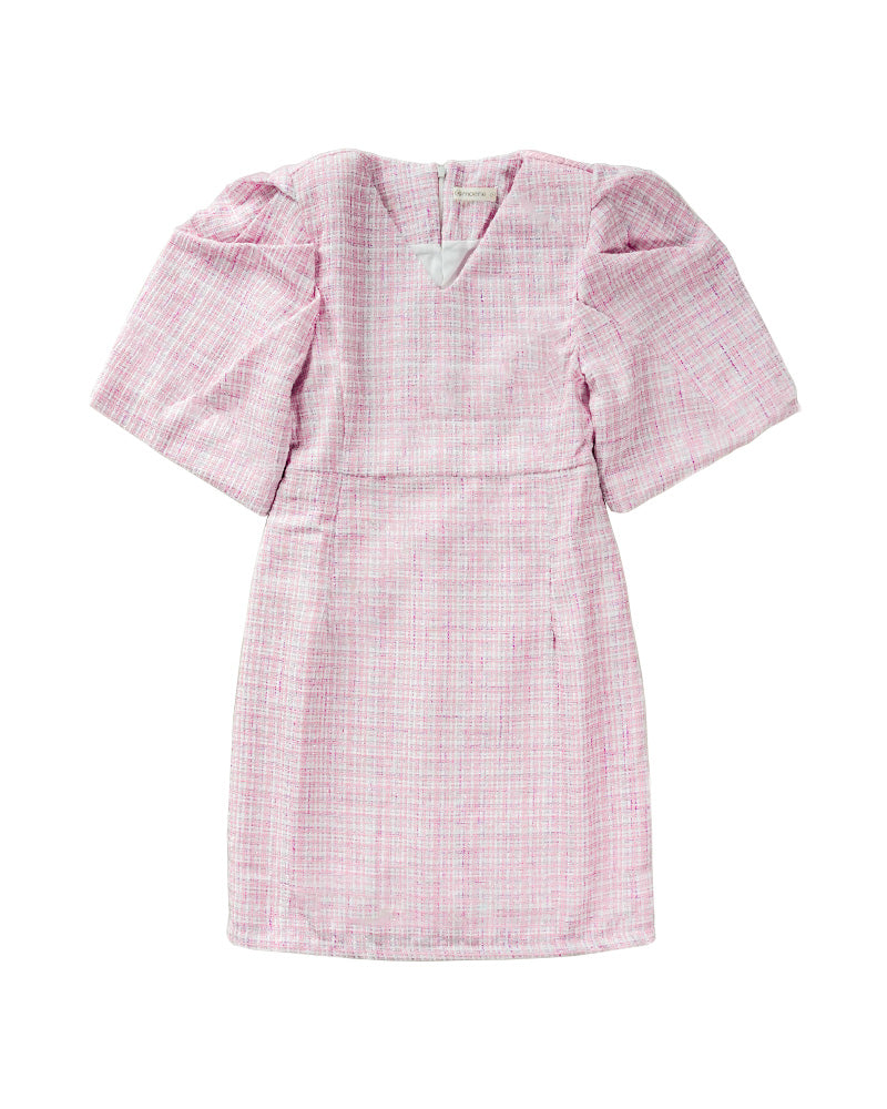 [MADE] Tweed Dress Pink