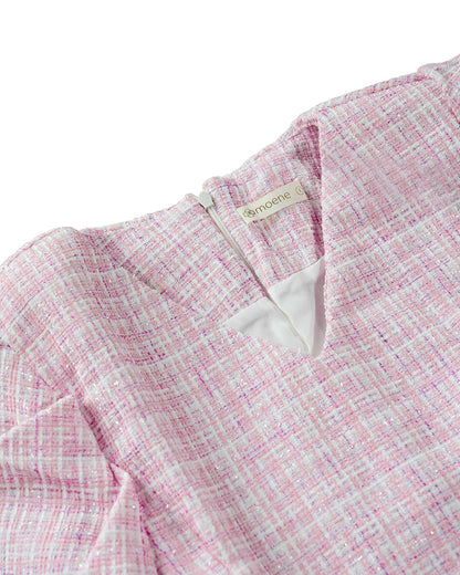 [MADE] Tweed Dress Pink