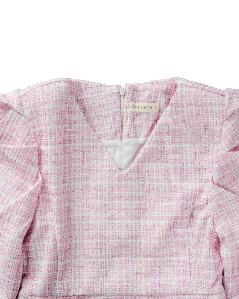 [MADE] Tweed Dress Pink