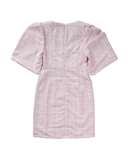 [MADE] Tweed Dress Pink