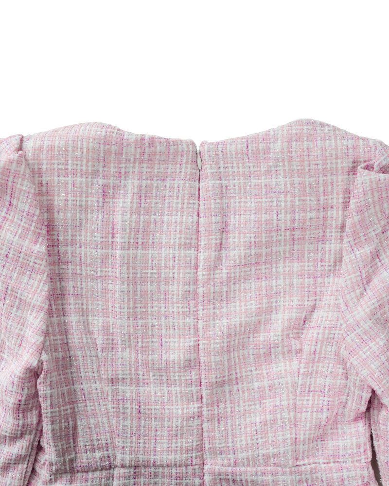 [MADE] Tweed Dress Pink