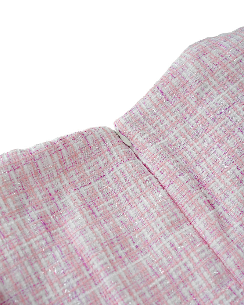 [MADE] Tweed Dress Pink