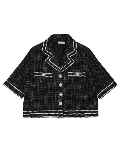 [MADE] Tweed Set Black Ivory