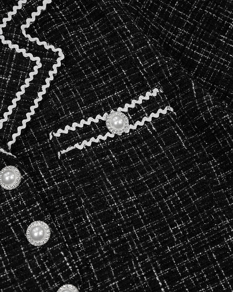 [MADE] Tweed Set Black Ivory