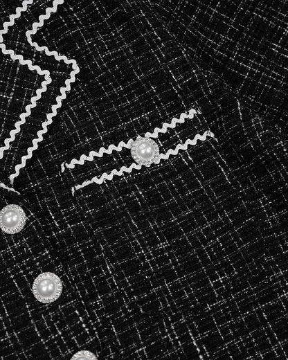 [MADE] Tweed Set Black Ivory