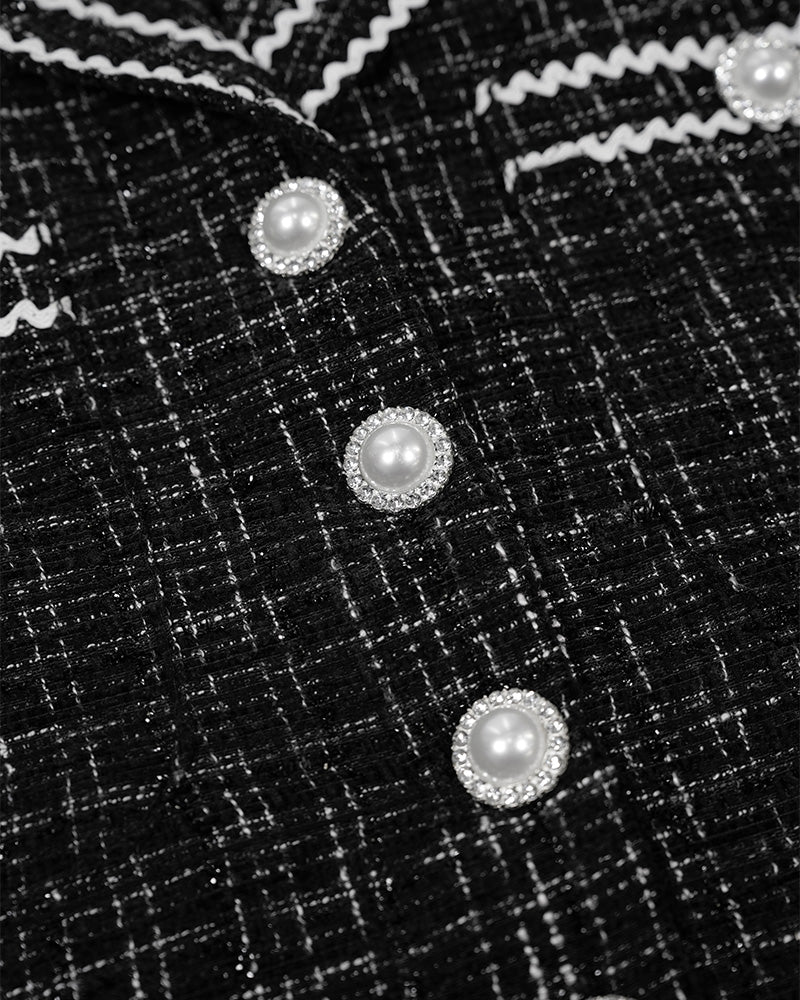 [MADE] Tweed Set Black Ivory