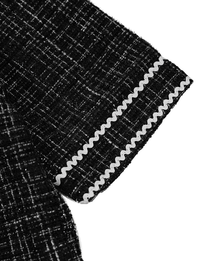 [MADE] Tweed Set Black Ivory