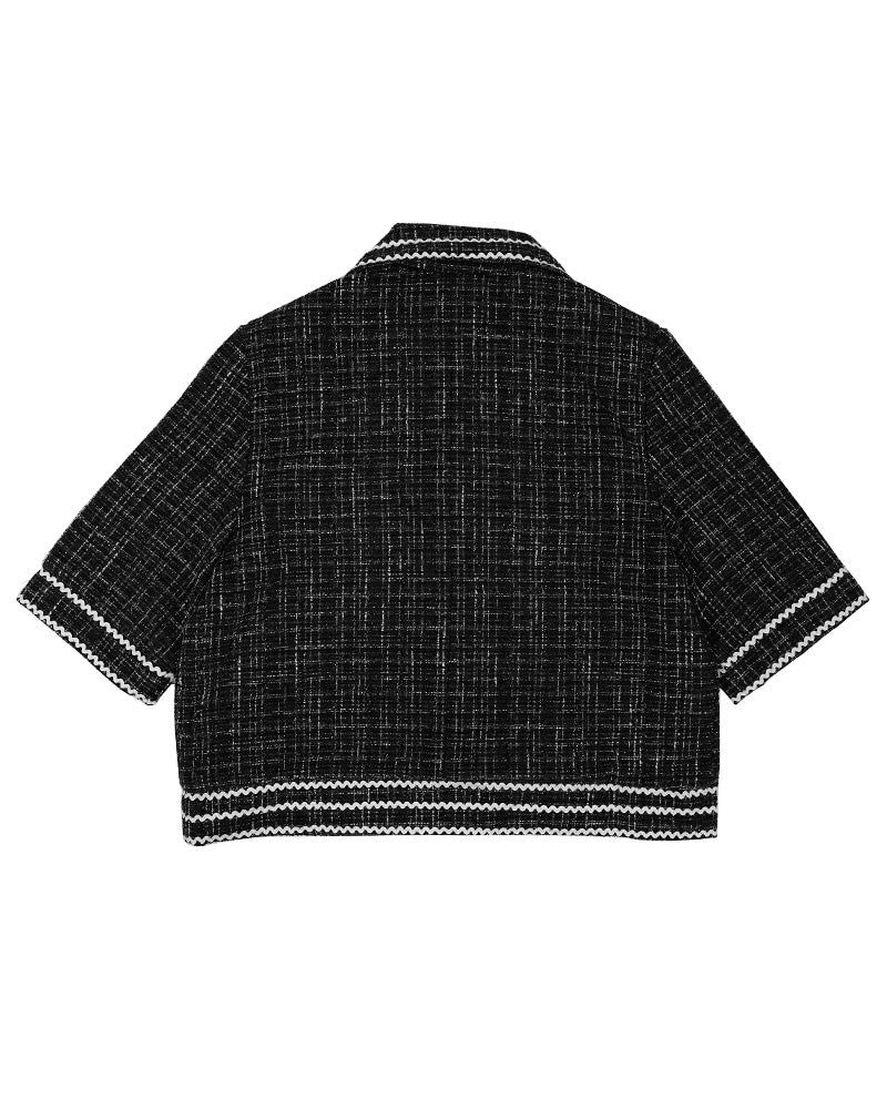 [MADE] Tweed Set Black Ivory