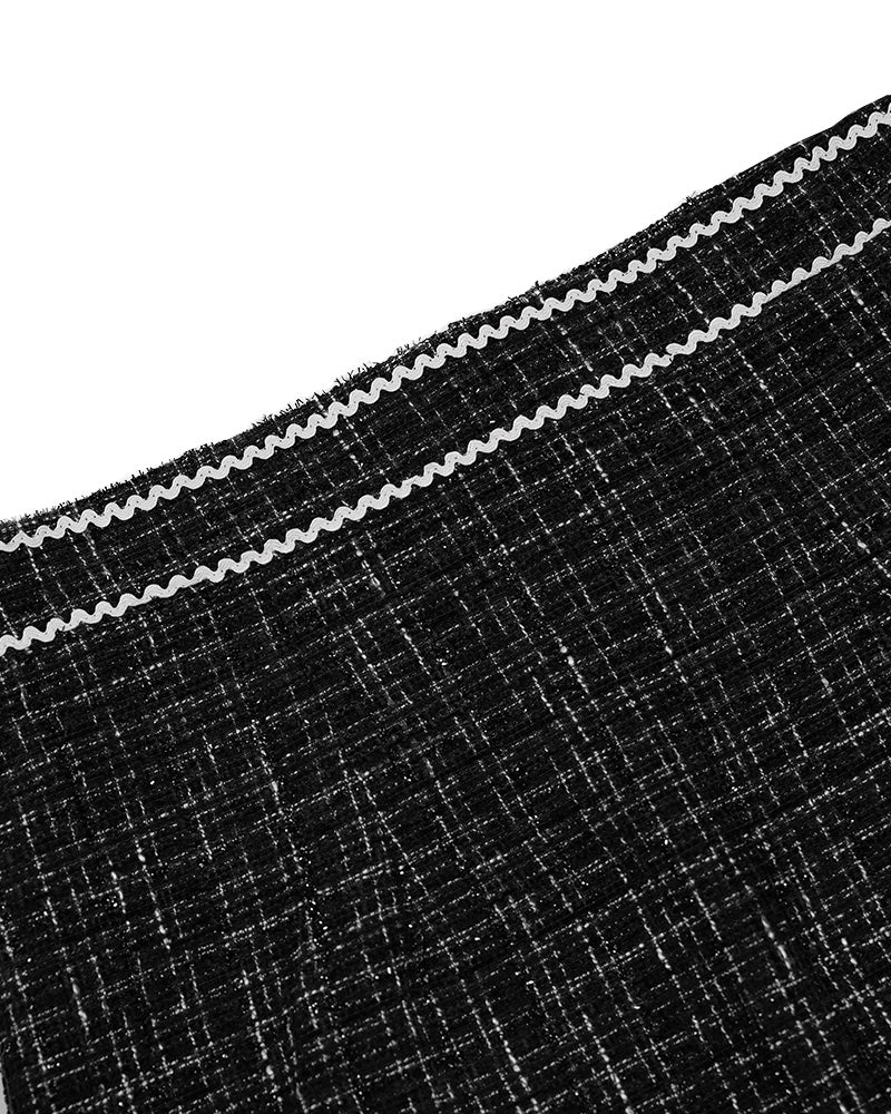[MADE] Tweed Set Black Ivory