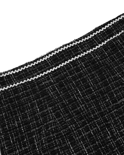 [MADE] Tweed Set Black Ivory