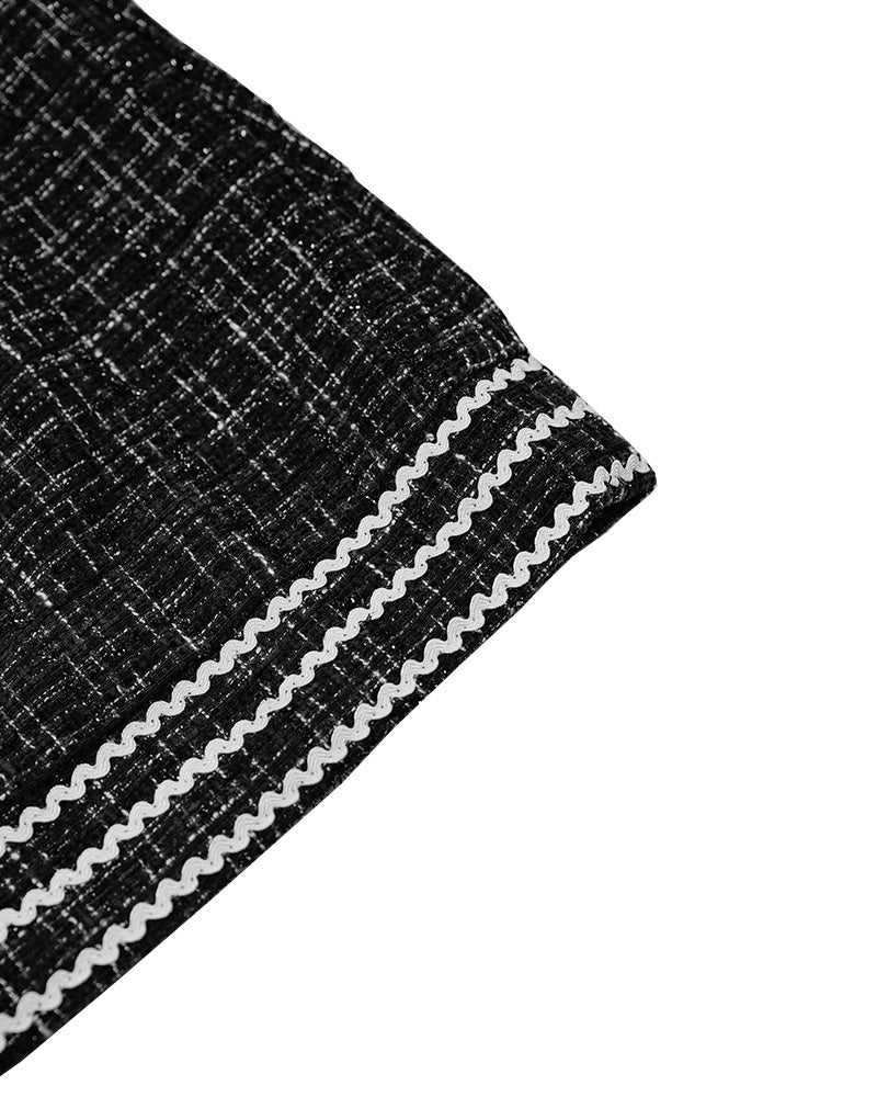 [MADE] Tweed Set Black Ivory